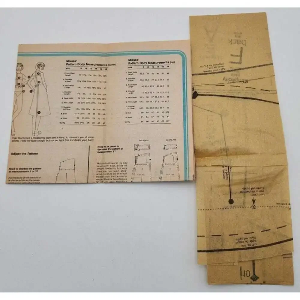 Vintage 70's Simplicity 8466 Misses Vintage Sundress or Jumper Size 10 Uncut